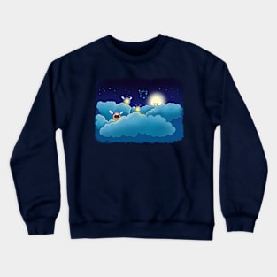 Phosphor Slimes in the Clouds Crewneck Sweatshirt